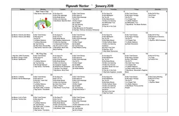 Activity Calendar of Plymouth Harbor, Assisted Living, Nursing Home, Independent Living, CCRC, Sarasota, FL 15