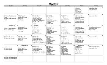 Activity Calendar of Plymouth Harbor, Assisted Living, Nursing Home, Independent Living, CCRC, Sarasota, FL 20