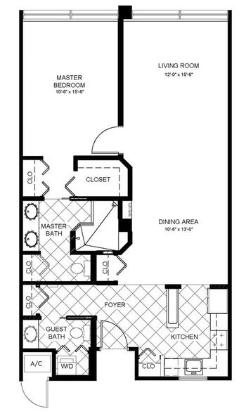 Floorplan of Plymouth Harbor, Assisted Living, Nursing Home, Independent Living, CCRC, Sarasota, FL 10