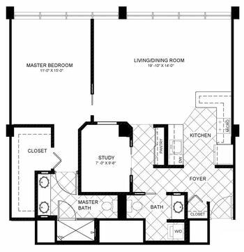 Floorplan of Plymouth Harbor, Assisted Living, Nursing Home, Independent Living, CCRC, Sarasota, FL 15