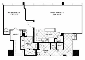Floorplan of Plymouth Harbor, Assisted Living, Nursing Home, Independent Living, CCRC, Sarasota, FL 18