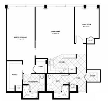 Floorplan of Plymouth Harbor, Assisted Living, Nursing Home, Independent Living, CCRC, Sarasota, FL 20