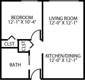 Floorplan of Advent Christian Village, Assisted Living, Nursing Home, Independent Living, CCRC, Live Oak, FL 1