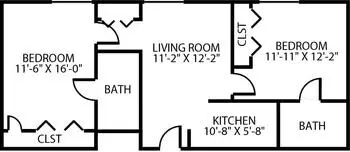 Floorplan of Advent Christian Village, Assisted Living, Nursing Home, Independent Living, CCRC, Live Oak, FL 8