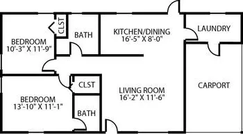 Floorplan of Advent Christian Village, Assisted Living, Nursing Home, Independent Living, CCRC, Live Oak, FL 10