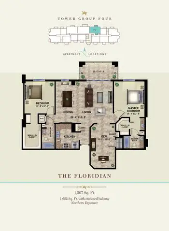 Floorplan of The Glenview at Pelican Bay, Assisted Living, Nursing Home, Independent Living, CCRC, Naples, FL 6