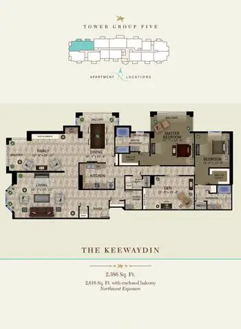 Floorplan of The Glenview at Pelican Bay, Assisted Living, Nursing Home, Independent Living, CCRC, Naples, FL 11