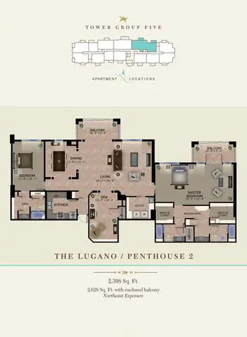 Floorplan of The Glenview at Pelican Bay, Assisted Living, Nursing Home, Independent Living, CCRC, Naples, FL 12