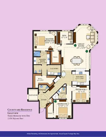 Floorplan of Moorings Park, Assisted Living, Nursing Home, Independent Living, CCRC, Naples, FL 3