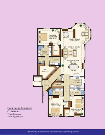 Floorplan of Moorings Park, Assisted Living, Nursing Home, Independent Living, CCRC, Naples, FL 5