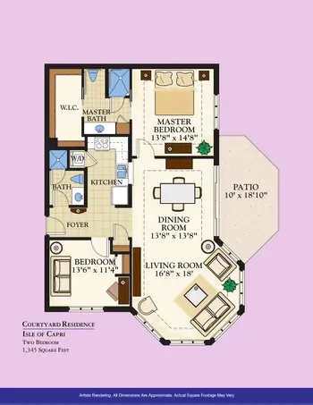 Floorplan of Moorings Park, Assisted Living, Nursing Home, Independent Living, CCRC, Naples, FL 6
