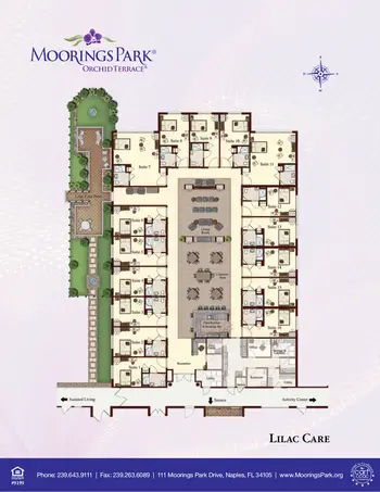 Campus Map of Moorings Park, Assisted Living, Nursing Home, Independent Living, CCRC, Naples, FL 3