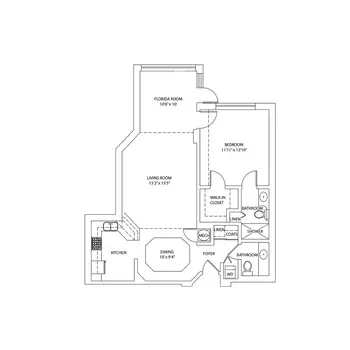 Floorplan of Sandhill Cove, Assisted Living, Nursing Home, Independent Living, CCRC, Palm City, FL 3