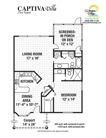 Floorplan of Waterman Village, Assisted Living, Nursing Home, Independent Living, CCRC, Mount Dora, FL 5