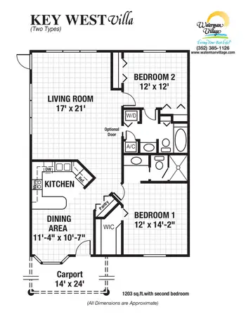 Floorplan of Waterman Village, Assisted Living, Nursing Home, Independent Living, CCRC, Mount Dora, FL 6