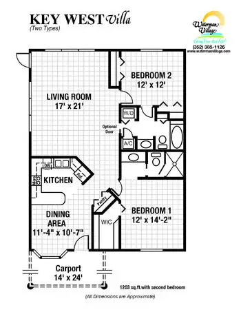 Floorplan of Waterman Village, Assisted Living, Nursing Home, Independent Living, CCRC, Mount Dora, FL 12