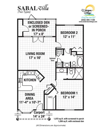 Floorplan of Waterman Village, Assisted Living, Nursing Home, Independent Living, CCRC, Mount Dora, FL 13