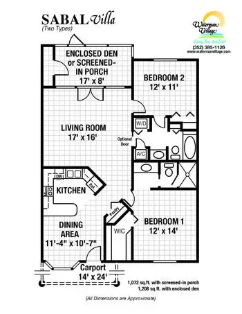 Floorplan of Waterman Village, Assisted Living, Nursing Home, Independent Living, CCRC, Mount Dora, FL 14