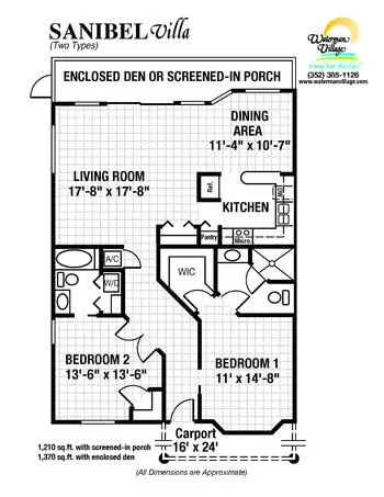 Floorplan of Waterman Village, Assisted Living, Nursing Home, Independent Living, CCRC, Mount Dora, FL 16