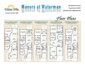 Floorplan of Waterman Village, Assisted Living, Nursing Home, Independent Living, CCRC, Mount Dora, FL 3