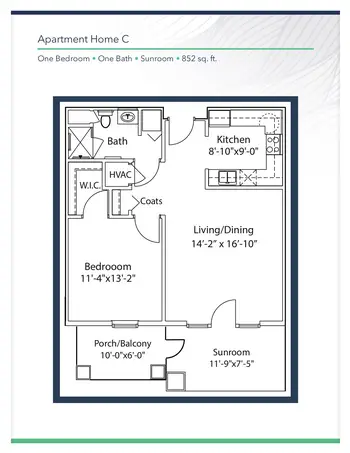 Floorplan of Carlyle Place, Assisted Living, Nursing Home, Independent Living, CCRC, Macon, GA 3