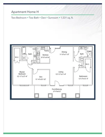 Floorplan of Carlyle Place, Assisted Living, Nursing Home, Independent Living, CCRC, Macon, GA 8