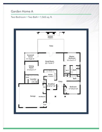 Floorplan of Carlyle Place, Assisted Living, Nursing Home, Independent Living, CCRC, Macon, GA 11