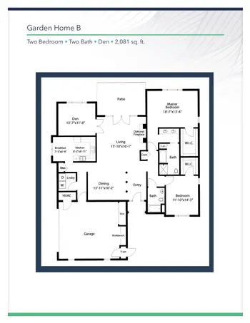 Floorplan of Carlyle Place, Assisted Living, Nursing Home, Independent Living, CCRC, Macon, GA 12