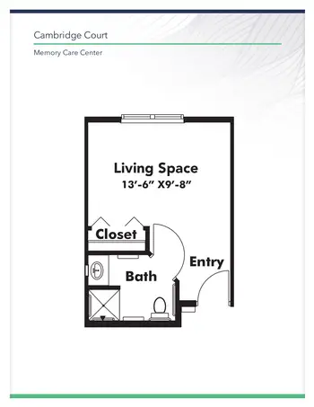 Floorplan of Carlyle Place, Assisted Living, Nursing Home, Independent Living, CCRC, Macon, GA 19