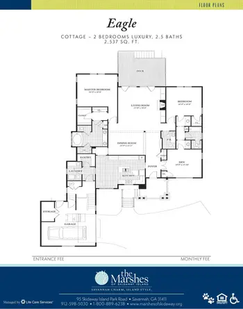 Floorplan of The Marshes of Skidaway Island, Assisted Living, Nursing Home, Independent Living, CCRC, Savannah, GA 2