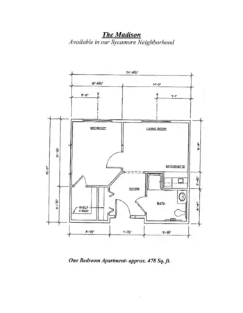 Floorplan of The Marshes of Skidaway Island, Assisted Living, Nursing Home, Independent Living, CCRC, Savannah, GA 14