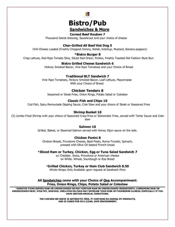 Dining menu of Park Springs, Assisted Living, Nursing Home, Independent Living, CCRC, Stone Mountain, GA 2