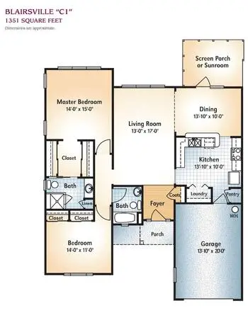Floorplan of Park Springs, Assisted Living, Nursing Home, Independent Living, CCRC, Stone Mountain, GA 1