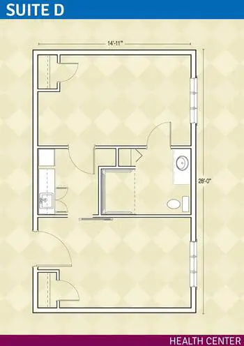 Floorplan of Park Springs, Assisted Living, Nursing Home, Independent Living, CCRC, Stone Mountain, GA 4
