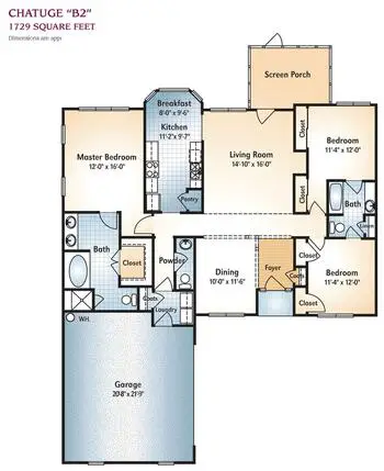 Floorplan of Park Springs, Assisted Living, Nursing Home, Independent Living, CCRC, Stone Mountain, GA 8