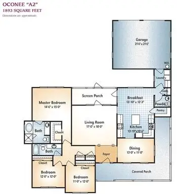 Floorplan of Park Springs, Assisted Living, Nursing Home, Independent Living, CCRC, Stone Mountain, GA 11