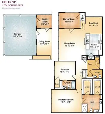 Floorplan of Park Springs, Assisted Living, Nursing Home, Independent Living, CCRC, Stone Mountain, GA 16