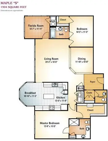 Floorplan of Park Springs, Assisted Living, Nursing Home, Independent Living, CCRC, Stone Mountain, GA 18