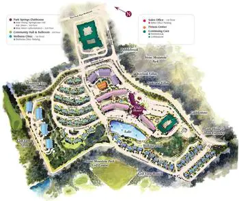 Campus Map of Park Springs, Assisted Living, Nursing Home, Independent Living, CCRC, Stone Mountain, GA 3