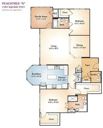 Floorplan of Park Springs, Assisted Living, Nursing Home, Independent Living, CCRC, Stone Mountain, GA 19