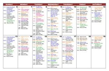 Activity Calendar of Park Springs, Assisted Living, Nursing Home, Independent Living, CCRC, Stone Mountain, GA 10