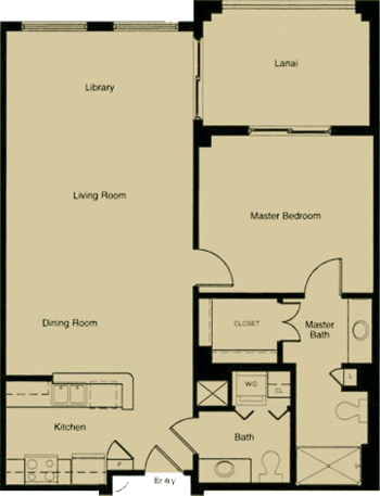Floorplan of Kahala Nui, Assisted Living, Nursing Home, Independent Living, CCRC, Honolulu, HI 2