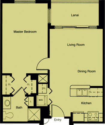 Floorplan of Kahala Nui, Assisted Living, Nursing Home, Independent Living, CCRC, Honolulu, HI 9