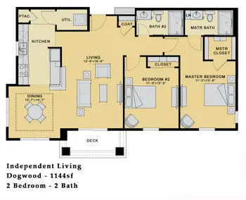 Floorplan of Prairie Vista Village, Assisted Living, Nursing Home, Independent Living, CCRC, Altoona, IA 8
