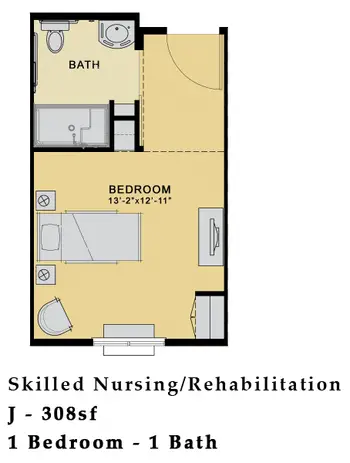 Floorplan of Prairie Vista Village, Assisted Living, Nursing Home, Independent Living, CCRC, Altoona, IA 19