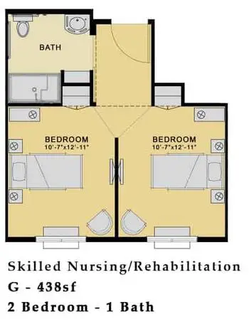 Floorplan of Prairie Vista Village, Assisted Living, Nursing Home, Independent Living, CCRC, Altoona, IA 20