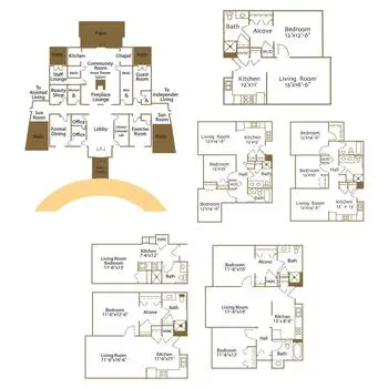 Floorplan of Bethany Life, Assisted Living, Nursing Home, Independent Living, CCRC, Story City, IA 2