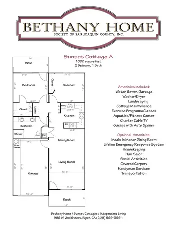 Floorplan of Bethany Home, Assisted Living, Nursing Home, Independent Living, CCRC, Dubuque, IA 4