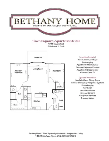 Floorplan of Bethany Home, Assisted Living, Nursing Home, Independent Living, CCRC, Dubuque, IA 7
