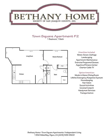 Floorplan of Bethany Home, Assisted Living, Nursing Home, Independent Living, CCRC, Dubuque, IA 10